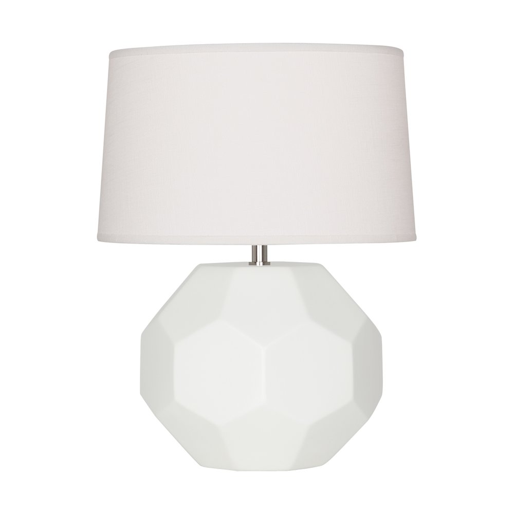 Matte Lily Franklin Accent Lamp in Matte Lily Glazed Ceramic Color. Picture 1