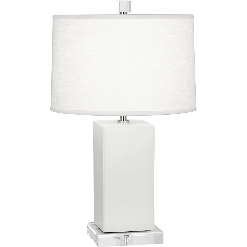 Matte Lily Harvey Accent Lamp in Matte Lily Glazed Ceramic Color. Picture 1