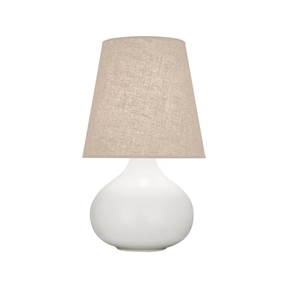 Matte Lily June Accent Lamp in Matte Lily Glazed Ceramic Color. Picture 1