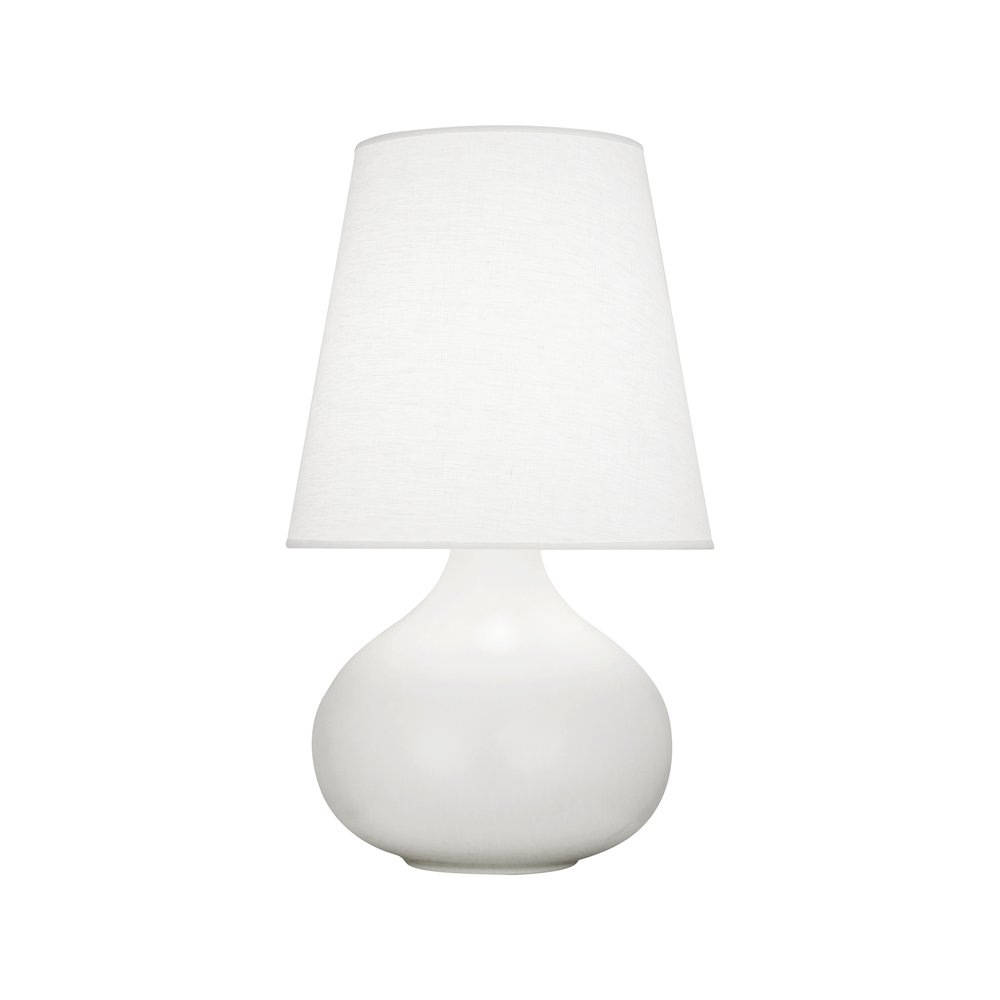 Matte Lily June Accent Lamp in Matte Lily Glazed Ceramic Color. Picture 1
