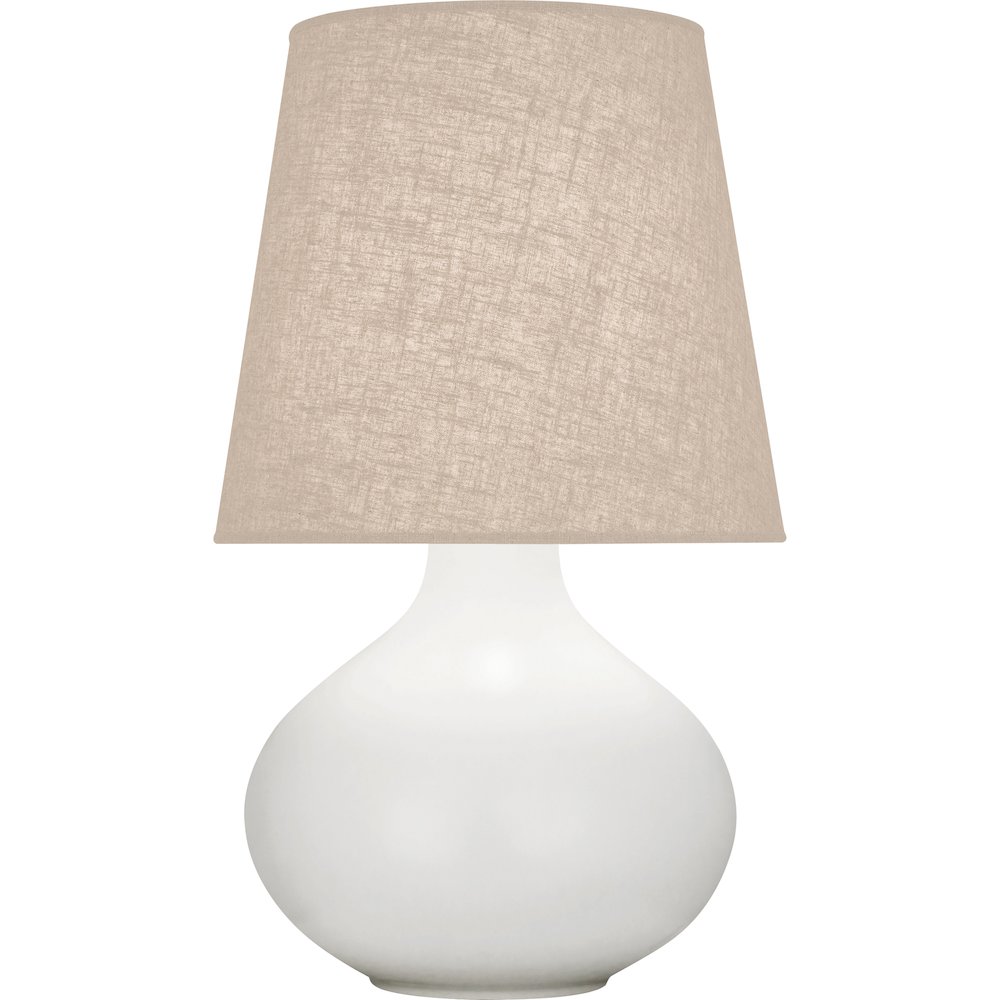 Matte Lily June Table Lamp in Matte Lily Glazed Ceramic Color. Picture 1