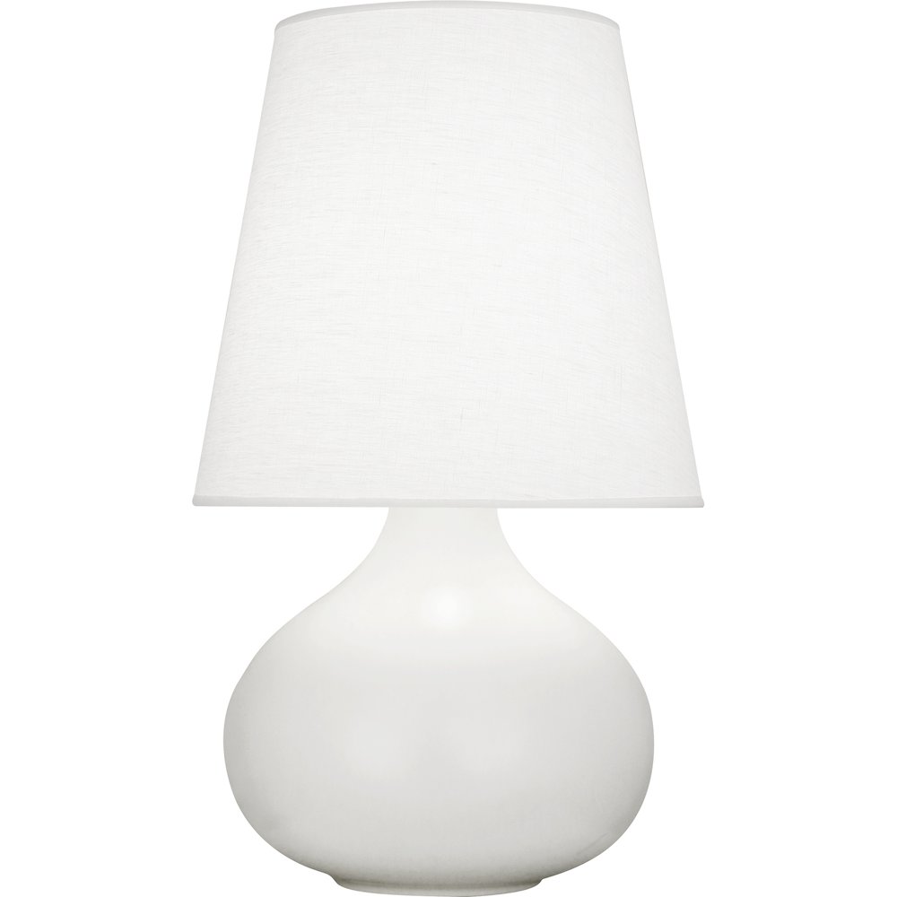 Matte Lily June Table Lamp in Matte Lily Glazed Ceramic Color. Picture 1