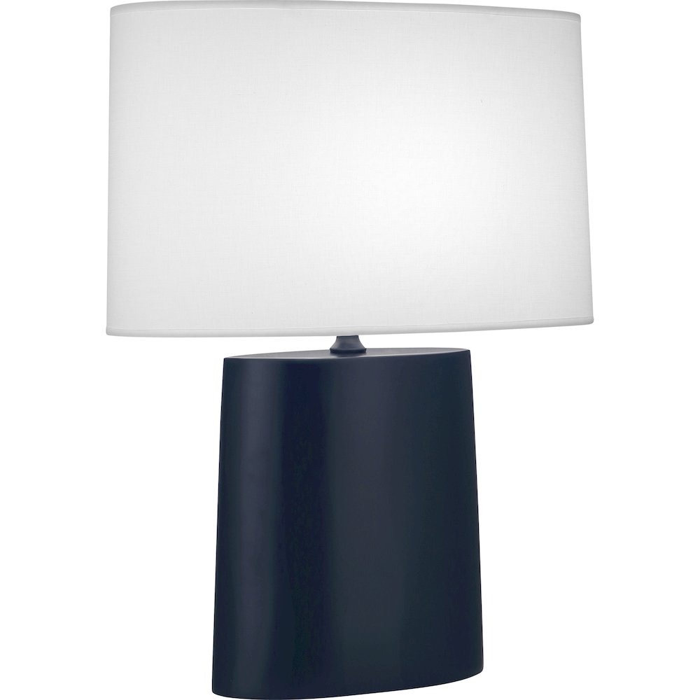 Matte Midnight Blue Victor Table Lamp. Picture 1