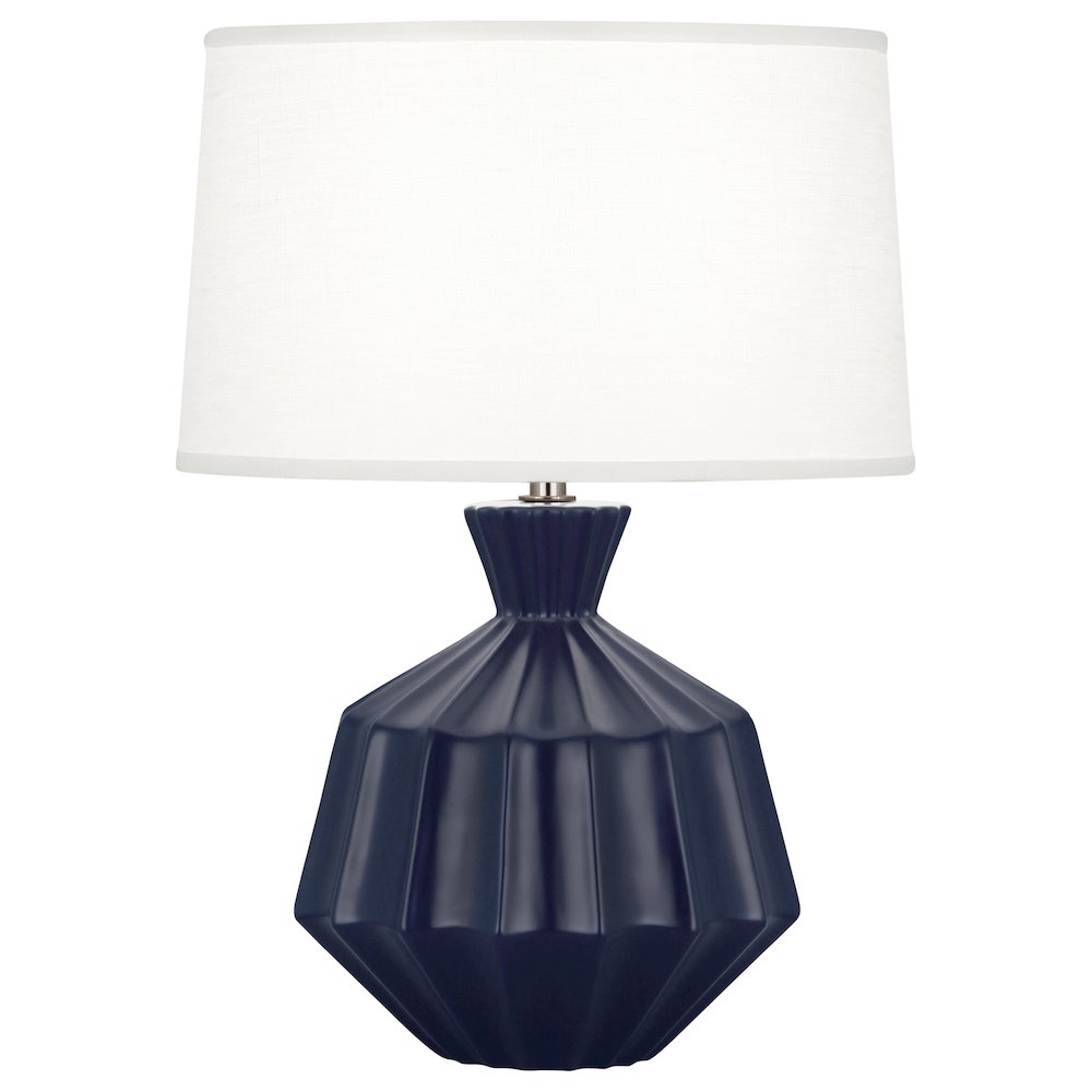 Matte Midnight Blue Orion Accent Lamp. Picture 1