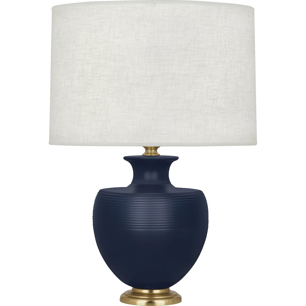 Matte Midnight Blue Michael Berman Atlas Table Lamp. Picture 1