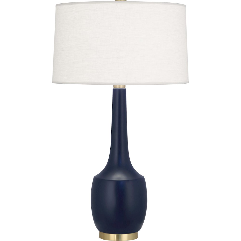 Matte Midnight Blue Delilah Table Lamp. Picture 1