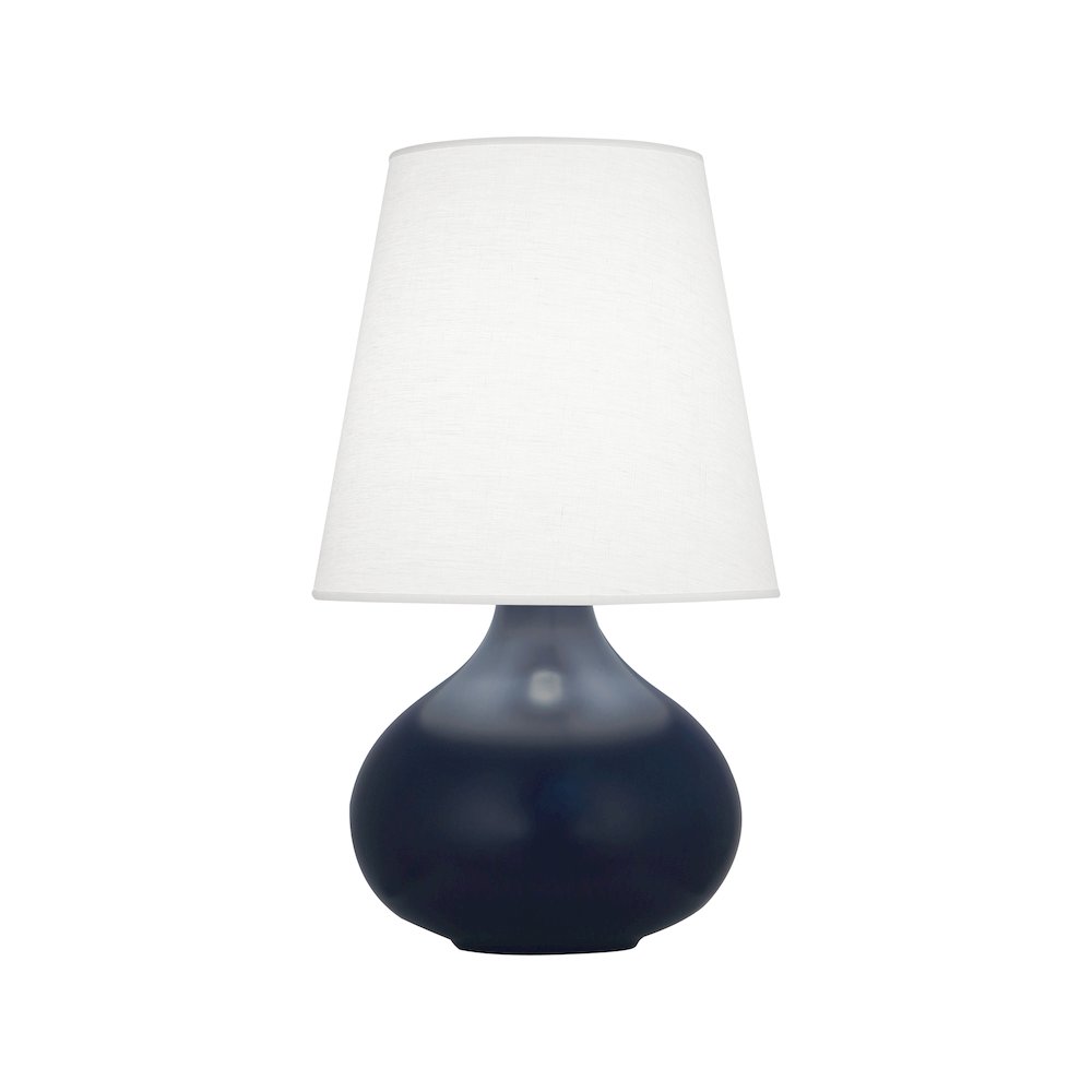 Matte Midnight Blue June Accent Lamp in Matte Midnight Blue Glazed Ceramic Color. Picture 1