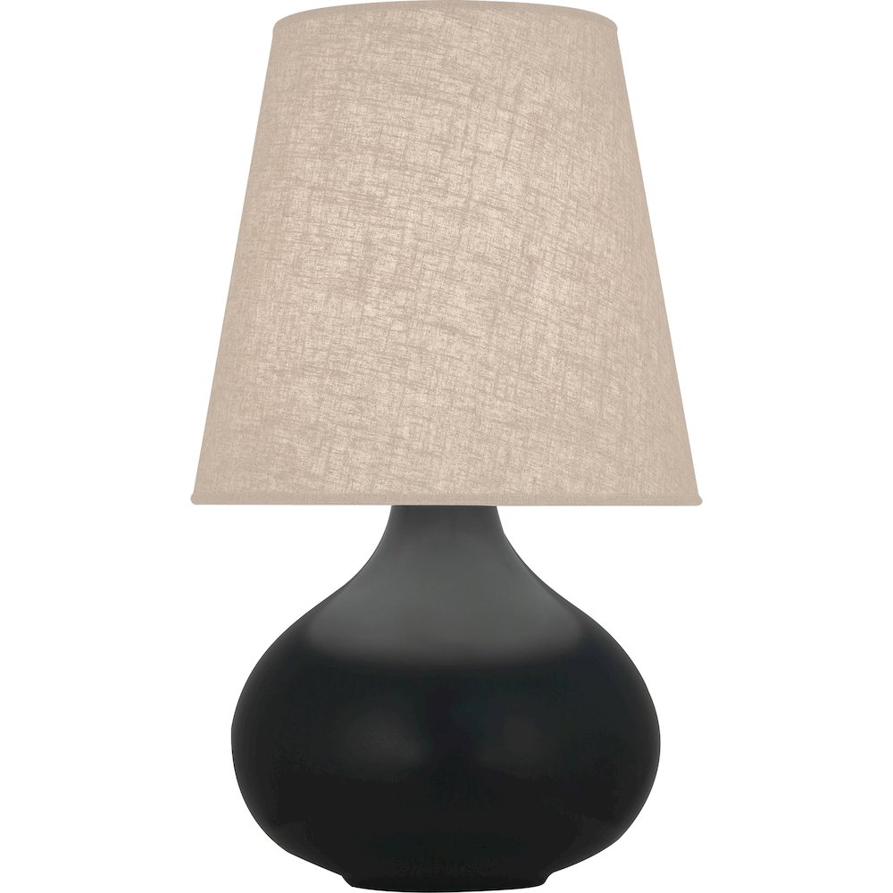 Matte Obsidian June Accent Lamp in Matte Obsidian Glazed Ceramic Color. Picture 1