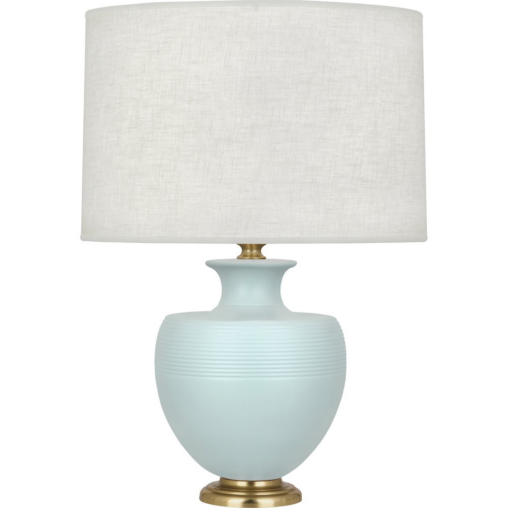 Matte Sky Blue Michael Berman Atlas Table Lamp. Picture 1