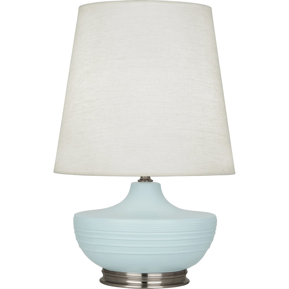 Matte Sky Blue Michael Berman Nolan Table Lamp. Picture 1