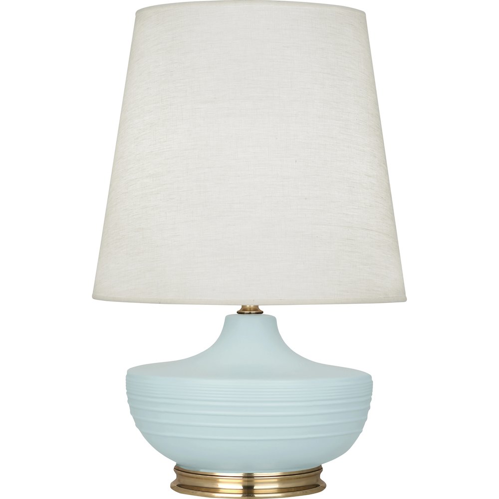Matte Sky Blue Michael Berman Nolan Table Lamp. Picture 1