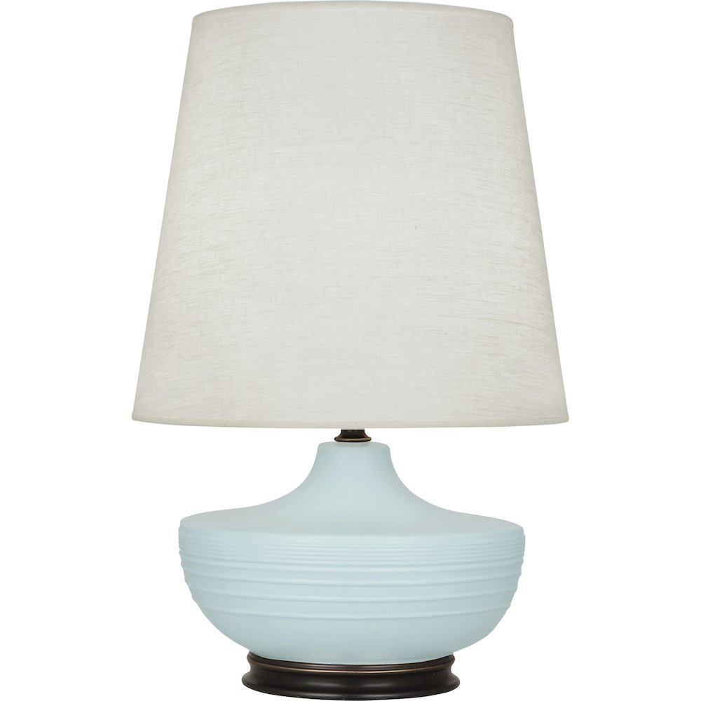 Matte Sky Blue Michael Berman Nolan Table Lamp. Picture 1