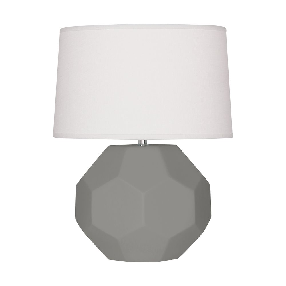 Matte Smokey Taupe Franklin Accent Lamp. Picture 1