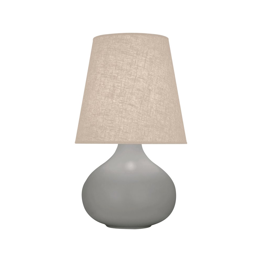Matte Smokey Taupe June Accent Lamp in Matte Smoky Taupe Glazed Ceramic Color. Picture 1