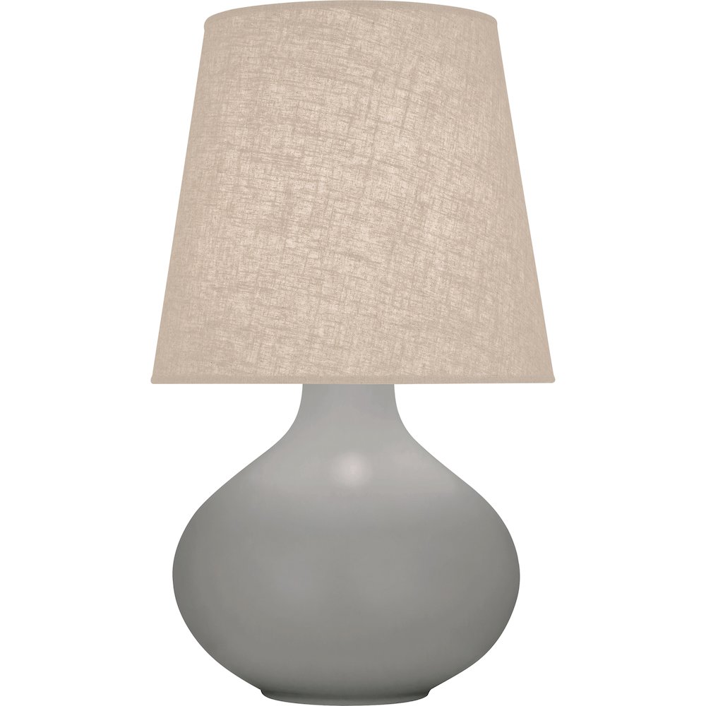 Matte Smokey Taupe June Table Lamp in Matte Smoky Taupe Glazed Ceramic Color. Picture 1