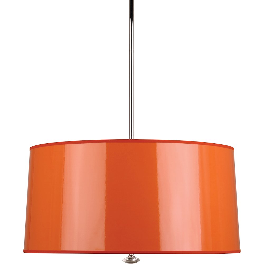 Penelope Pendant in Polished Nickel Color. Picture 1