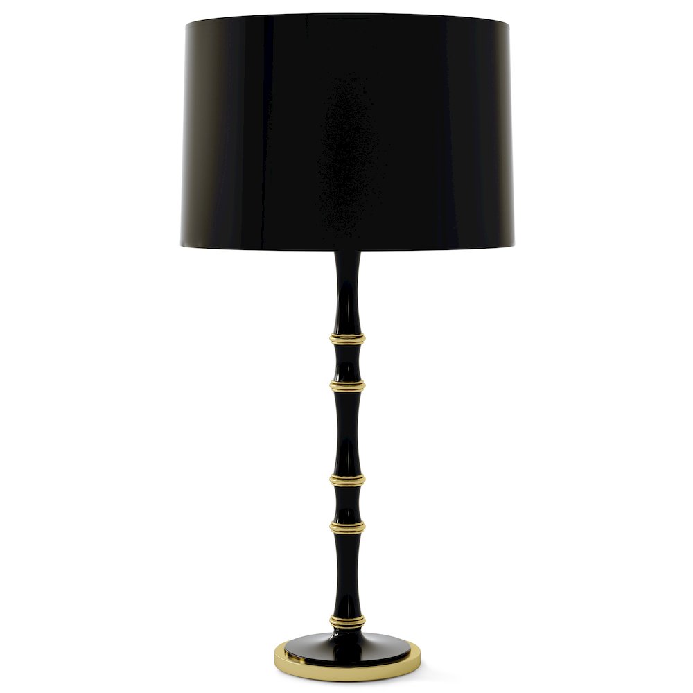 Kane Table Lamp in Obsidian Color. Picture 1