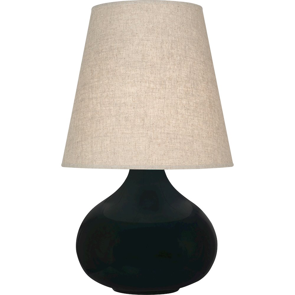 Obsidian June Accent Lamp in Obsidian Glazed Ceramic Color. Picture 1