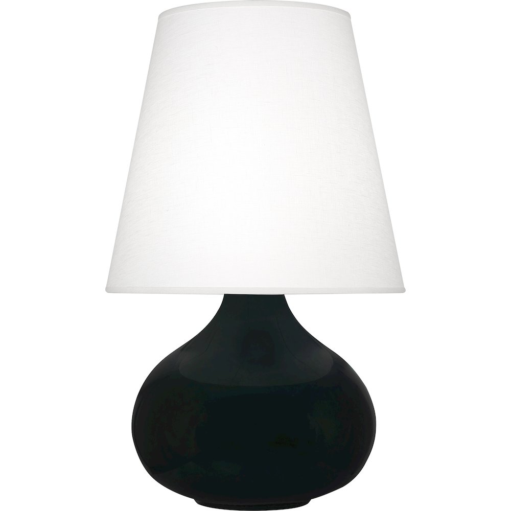Obsidian June Accent Lamp in Obsidian Glazed Ceramic Color. Picture 1