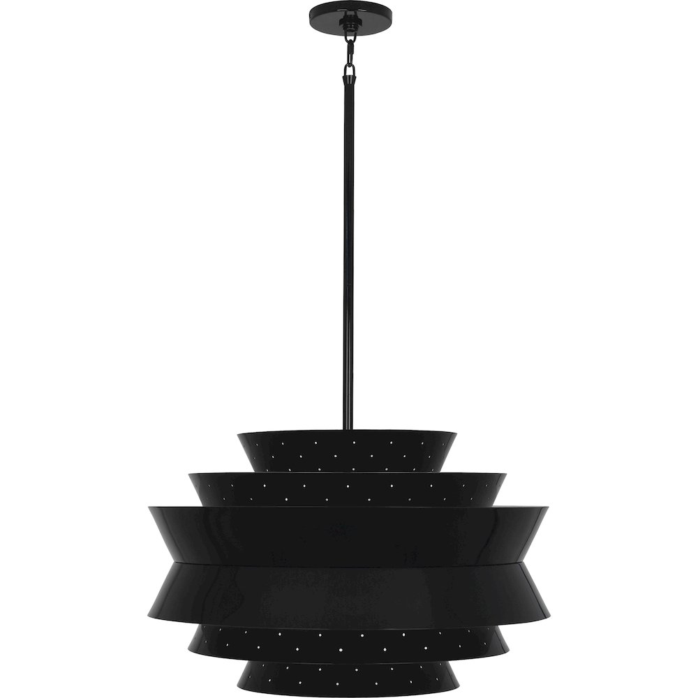Pierce Pendant in Piano Black Gloss Color. Picture 1