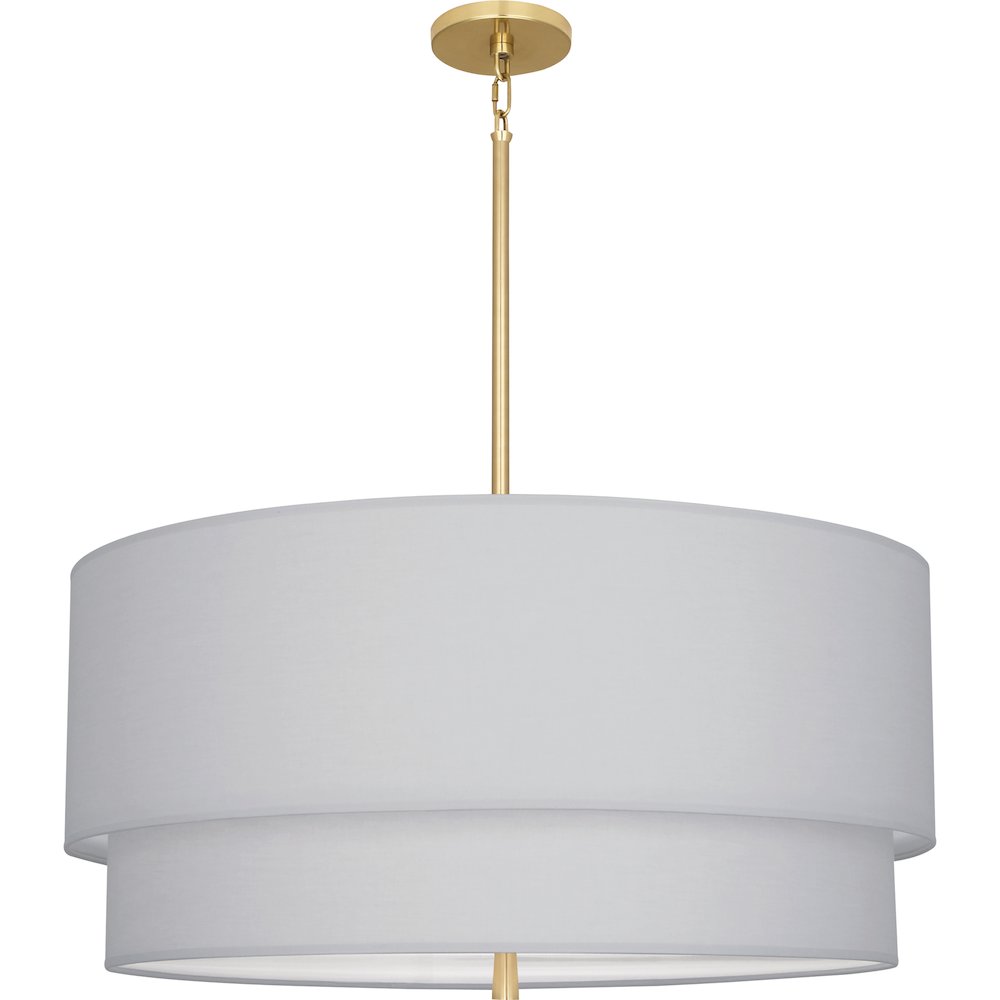 Decker Pendant in Modern Brass Color. Picture 1