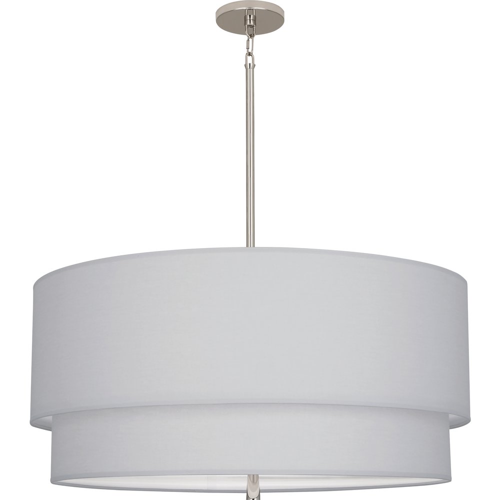 Decker Pendant in Polished Nickel Color. Picture 1