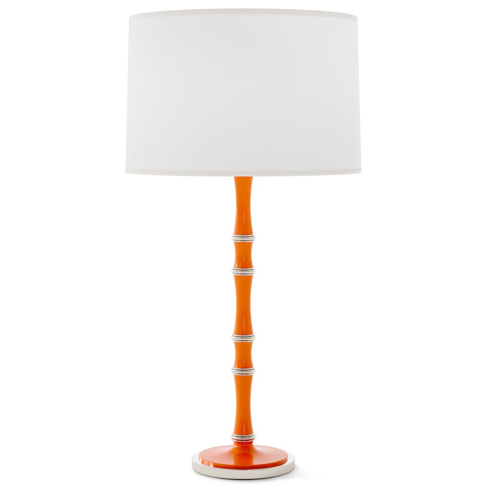 Kane Table Lamp in Pumpkin Color. Picture 1
