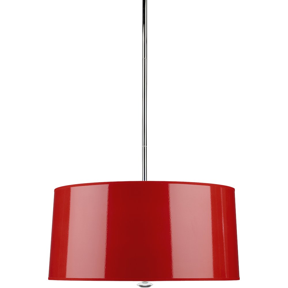 Penelope Pendant in Polished Nickel Color. Picture 1