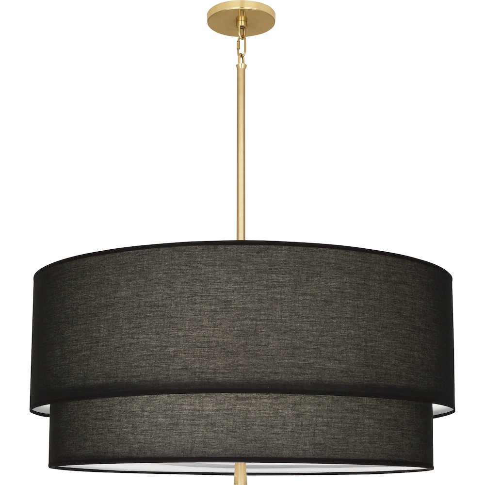 Decker Pendant in Modern Brass Color. Picture 1