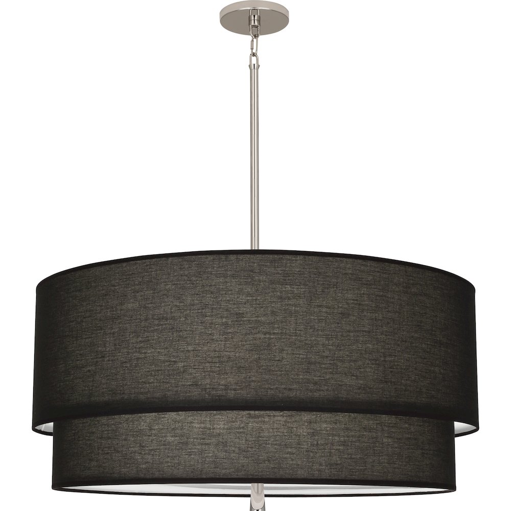 Decker Pendant in Polished Nickel Color. Picture 1