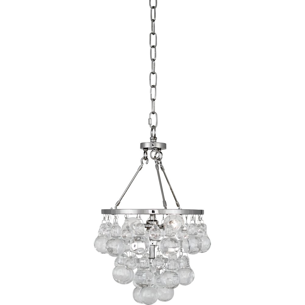 Bling Pendant in Polished Nickel Color. Picture 1