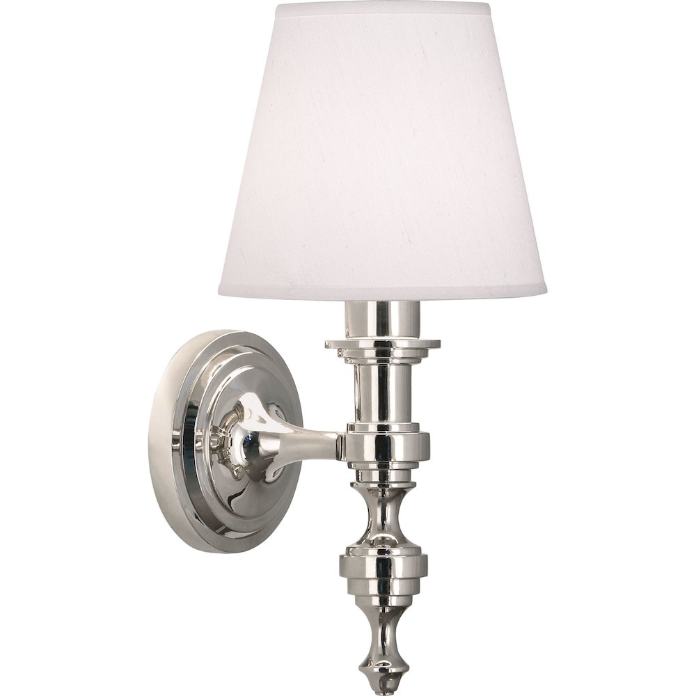 Arthur Wall Sconce in Polished Nickel Color. Picture 1