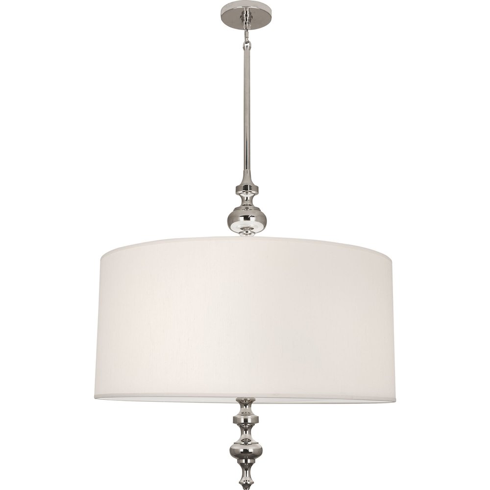 Arthur Pendant in Polished Nickel Color. Picture 1