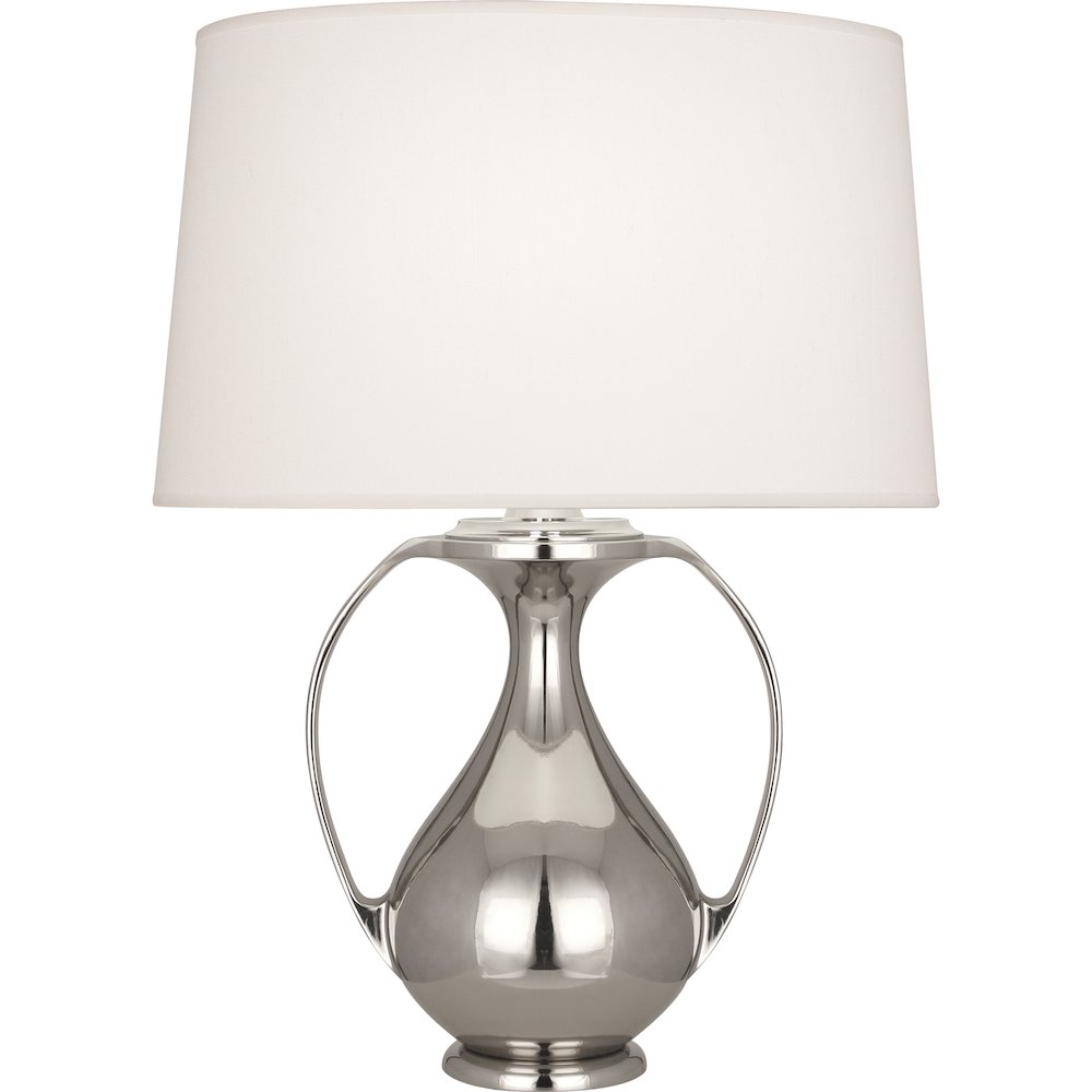 Belvedere Table Lamp in Polished Nickel Color. Picture 1
