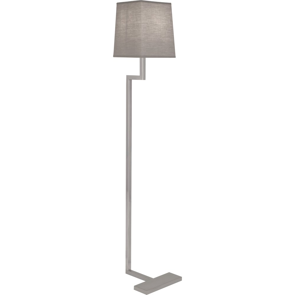 Doughnut Floor Lamp in Antique Silver Color. Picture 1