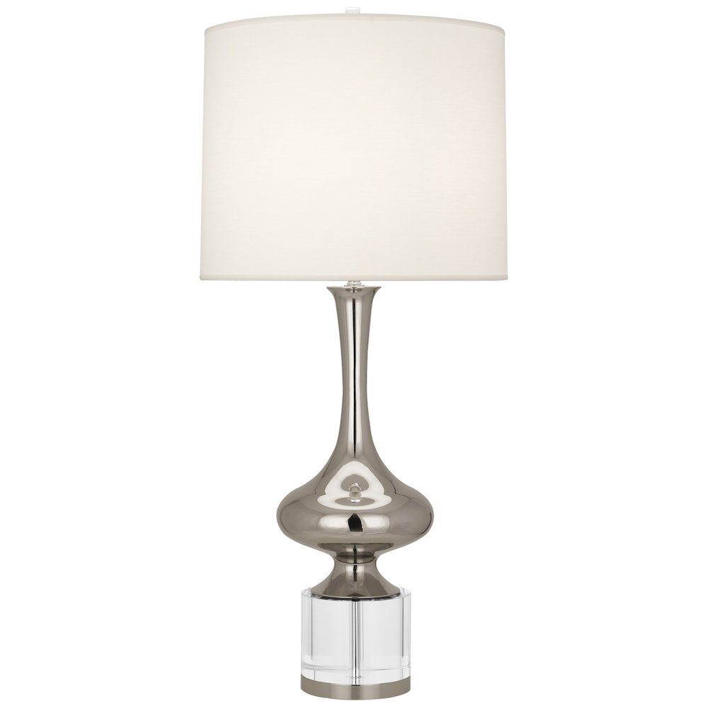 Jeannie Table Lamp in Polished Nickel Color. Picture 1
