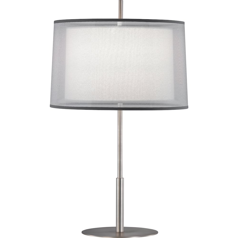 Saturnia Table Lamp in Stainless Steel Color. Picture 1