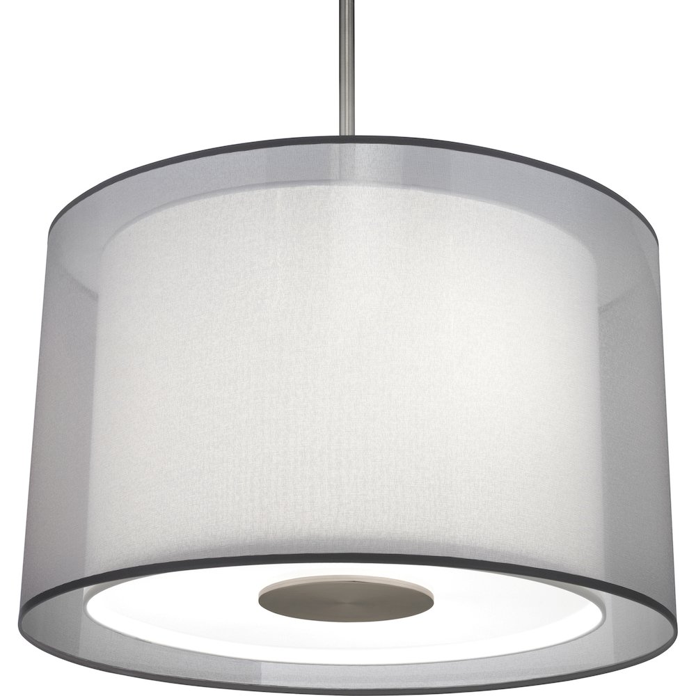 Saturnia Pendant in Stainless Steel Color. Picture 1
