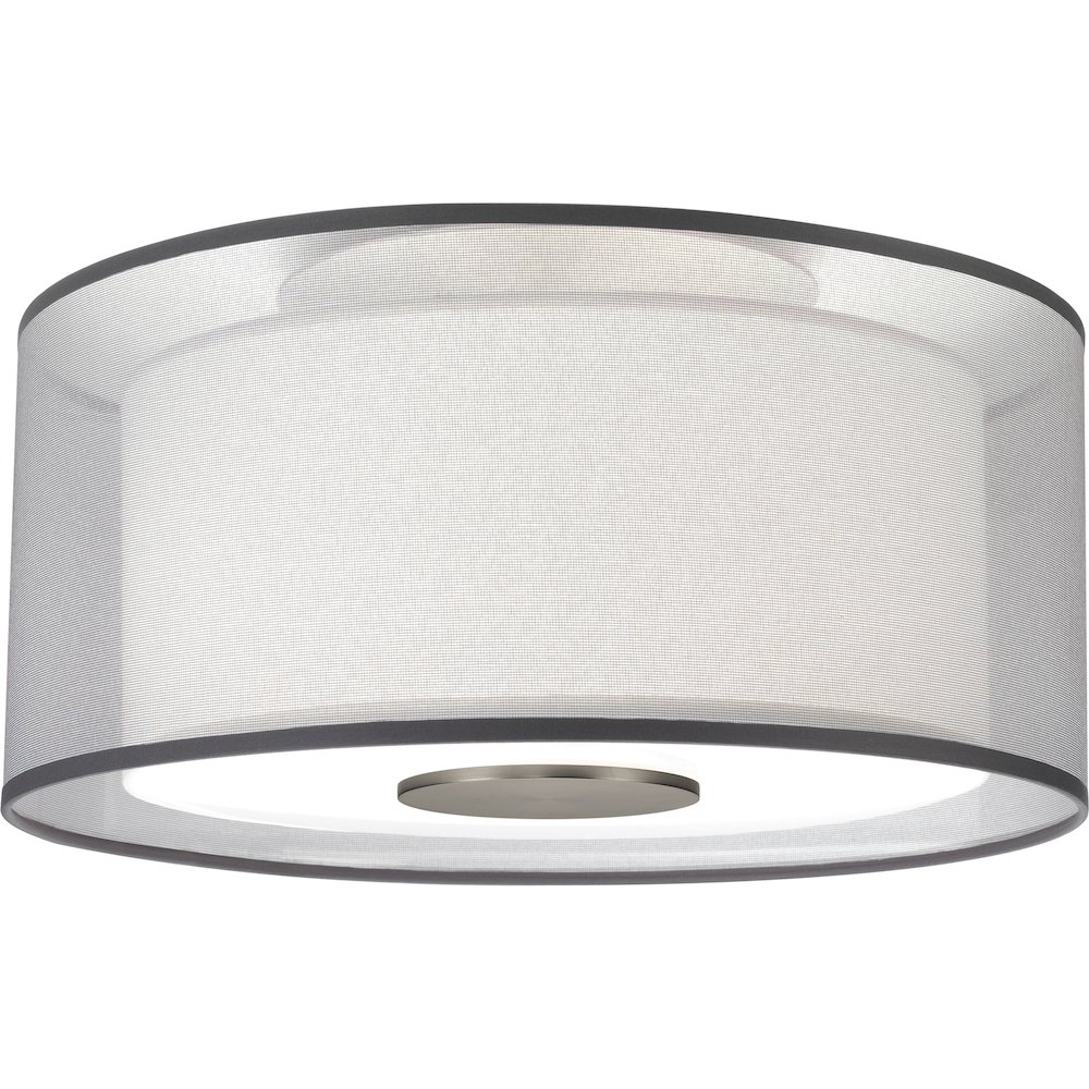Saturnia Flushmount in Stainless Steel Color. Picture 1