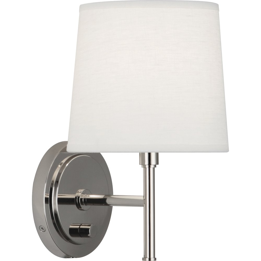 Bandit Wall Sconce in Polished Nickel Color. Picture 1