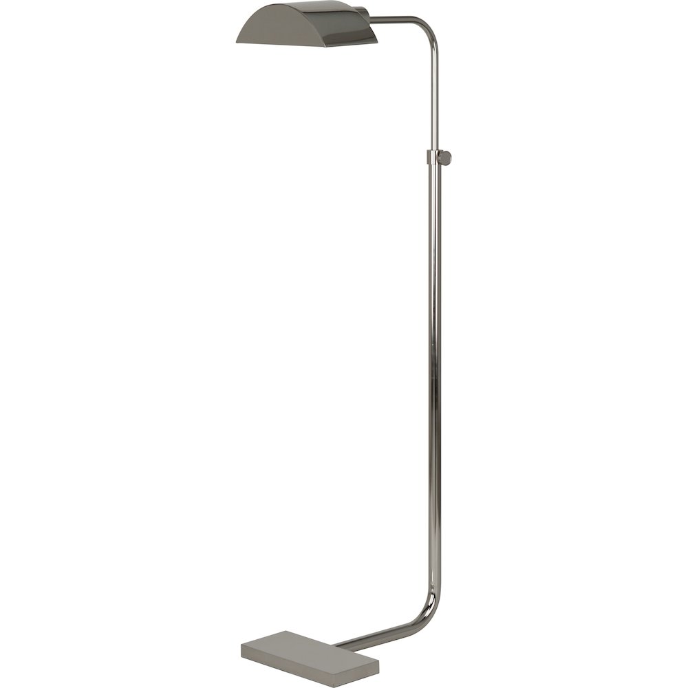 Koleman Floor Lamp in Polished Nickel Color. Picture 1