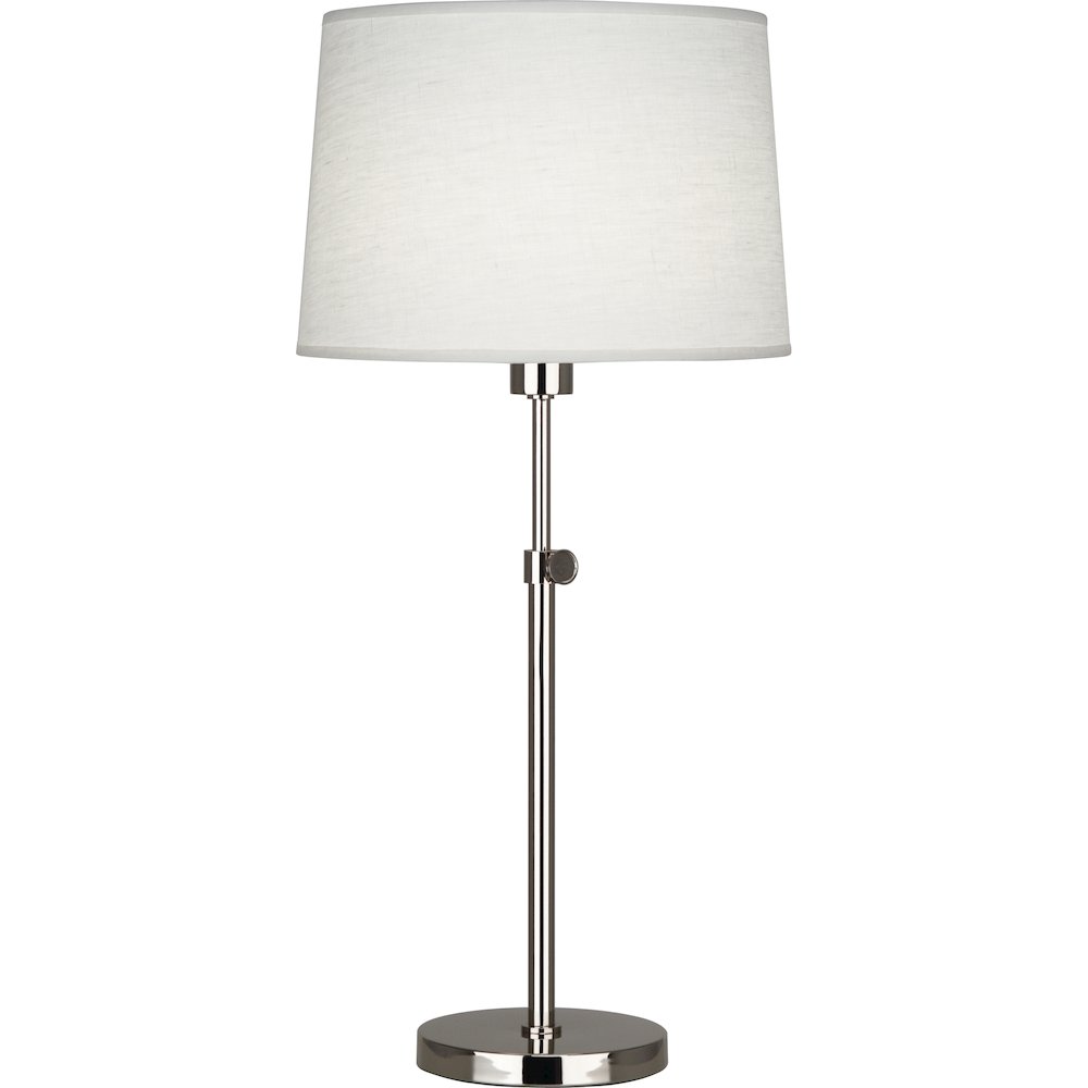 Koleman Table Lamp in Polished Nickel Color. Picture 1