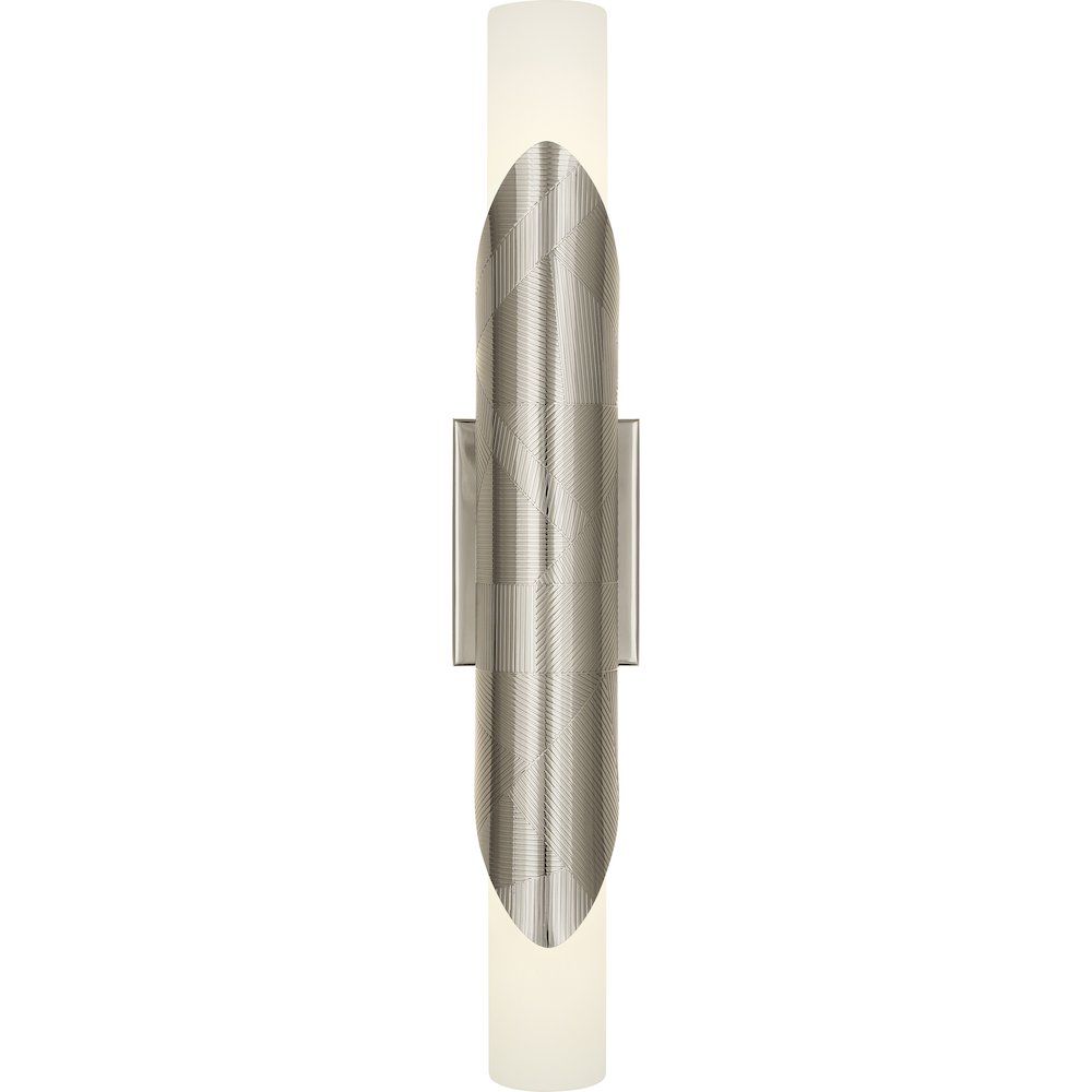 Michael Berman Brut Wall Sconce in Polished Nickel Color. Picture 1