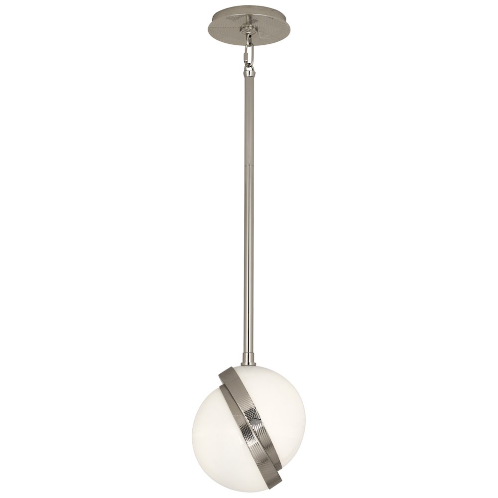 Michael Berman Brut Pendant in Polished Nickel Color. Picture 1
