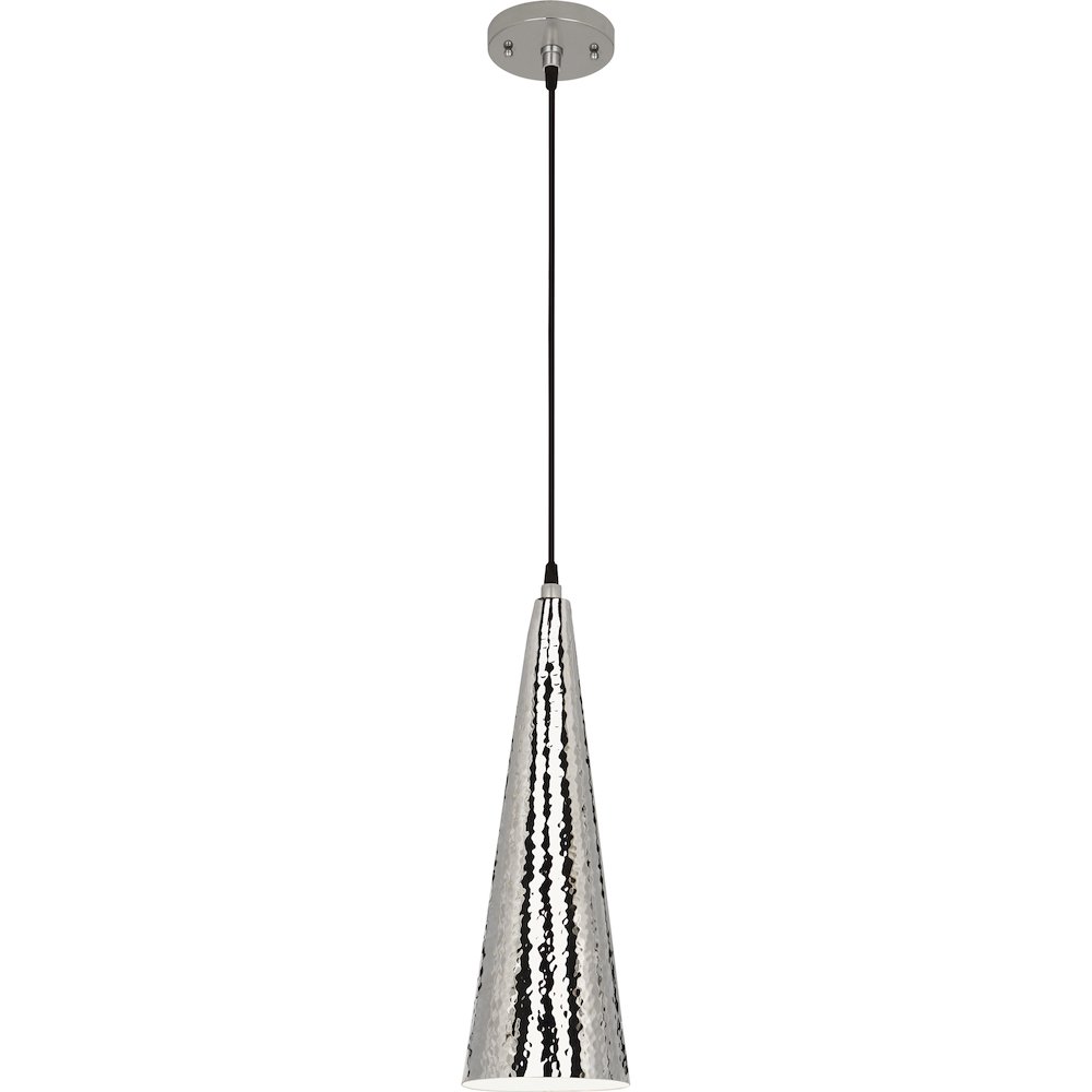 Dal Pendant in Polished Nickel Color. Picture 1