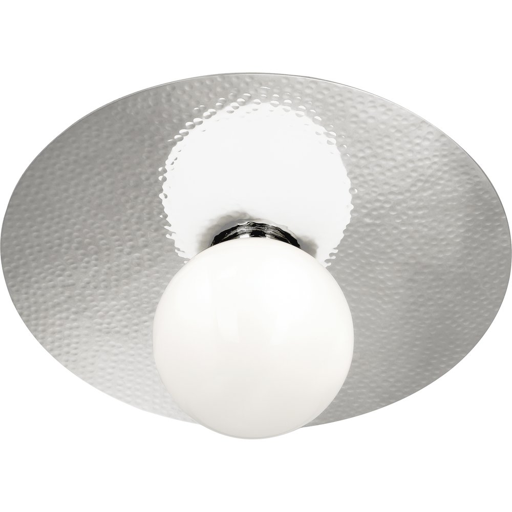 Dal Flushmount in Polished Nickel Color. Picture 1