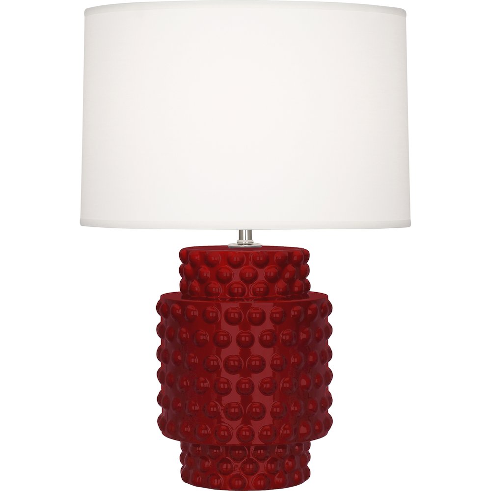 Sangria Dolly Accent Lamp in Sangria Glazed Textured Ceramic Color. Picture 1