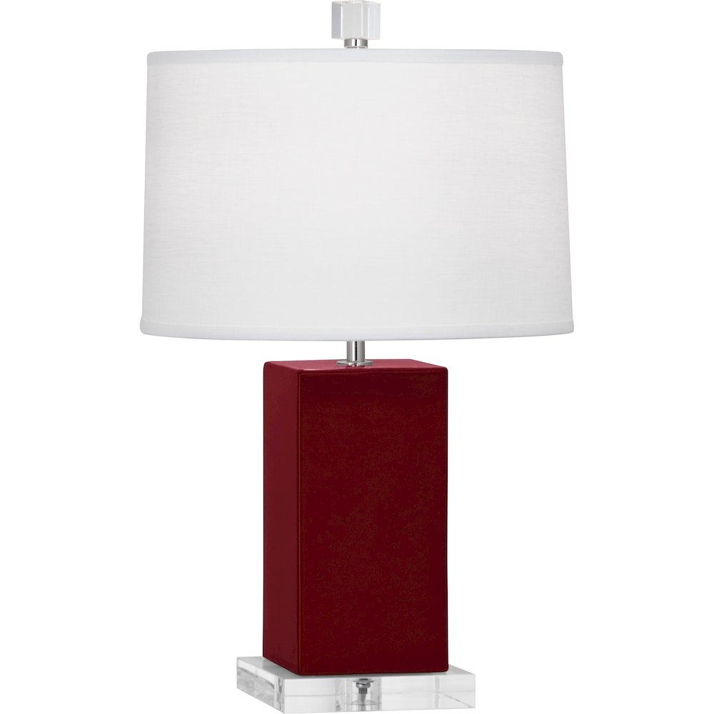 Sangria Harvey Accent Lamp in Sangria Glazed Ceramic Color. Picture 1