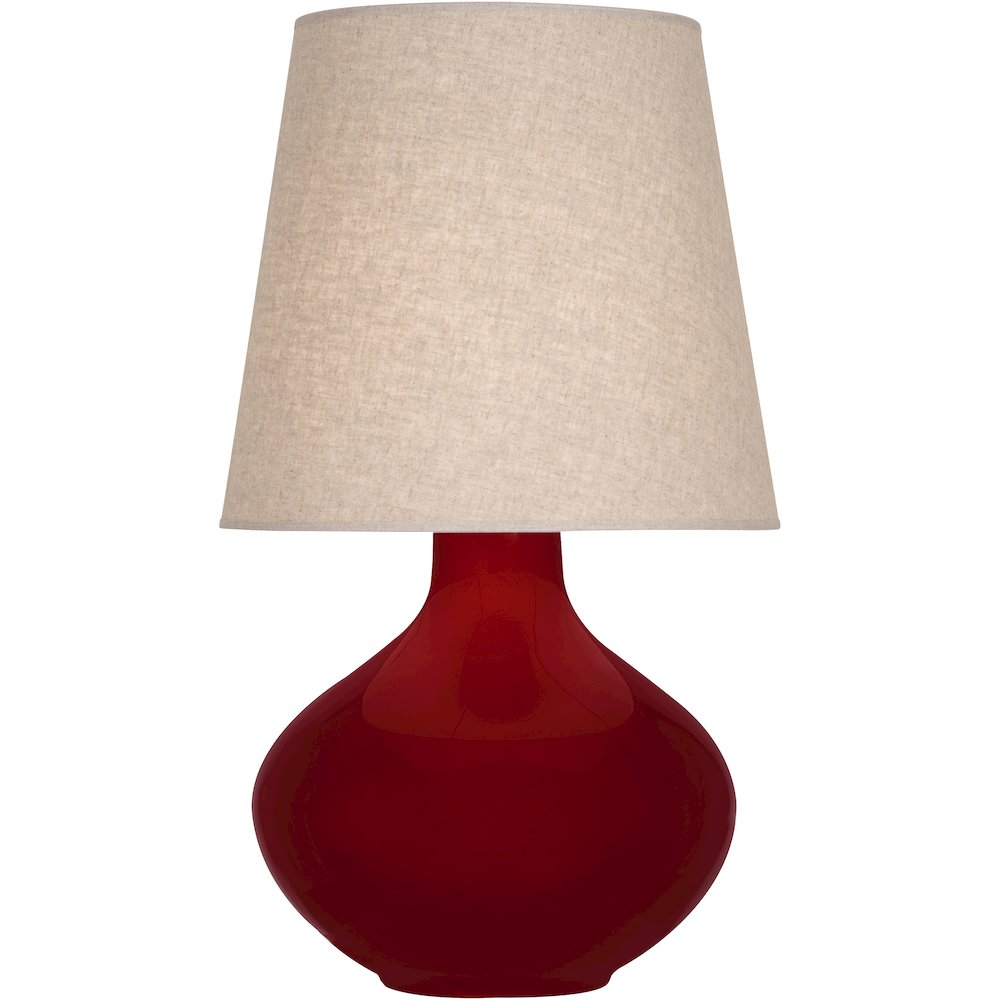 Sangria June Table Lamp in Sangria Glazed Ceramic Color. Picture 1