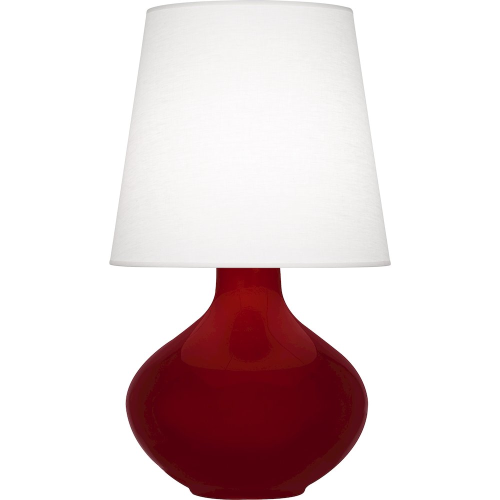Sangria June Table Lamp in Sangria Glazed Ceramic Color. Picture 1